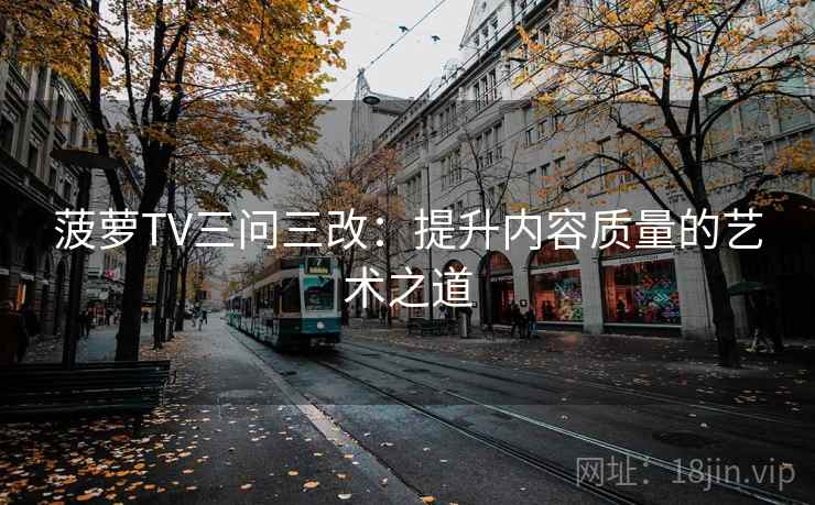 菠萝TV三问三改:提升内容质量的艺术之道 菠萝TV三问三改:提升内容质量的艺术之道